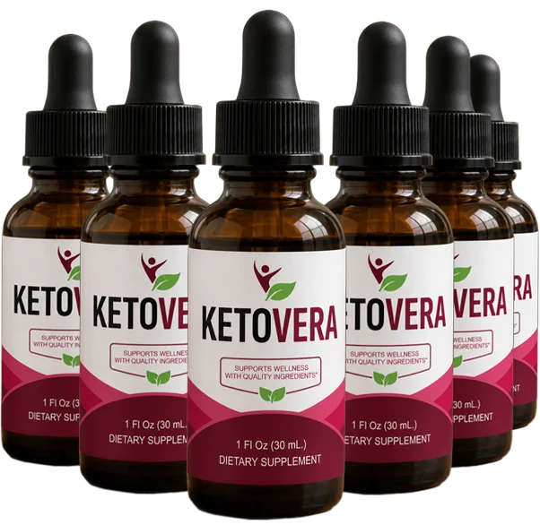 Six-bottle best-value package of KetoVera liquid drops with free shipping